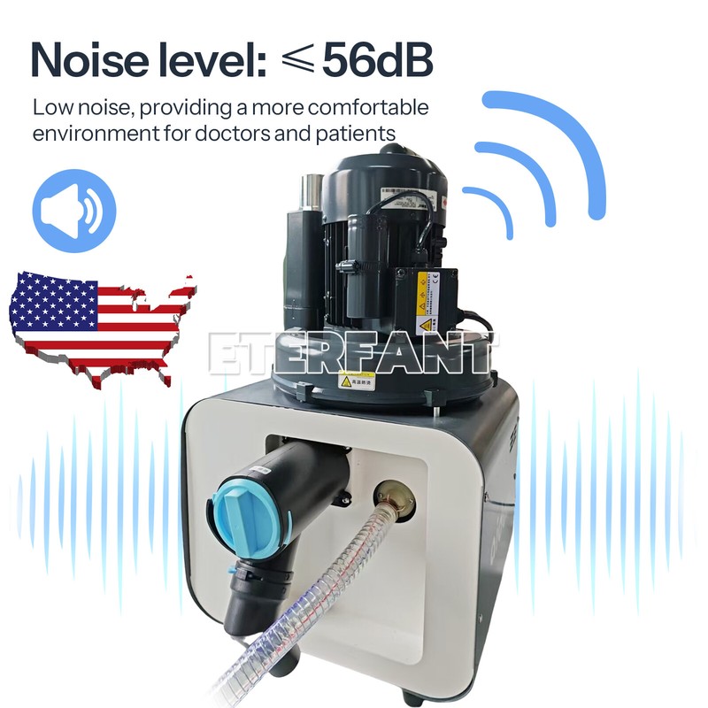 Dental Electric Semi-Dry Type Suction Machine Vacuum System DE103 1300L/min