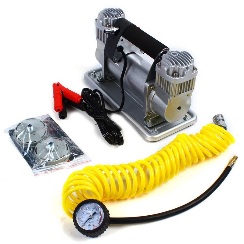 12V 480W Portable Air Compressor Pump 150 PSI Heavy Duty for SUVs ATVs Trucks gallery