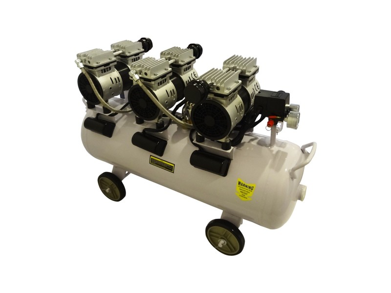 New 3HP, 18 Gallon, Noiseless & Oil-Free Air Compressor 110v gallery