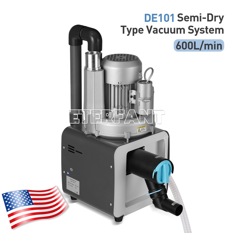 Semi-Dry Type Dental Electric Suction Machine Vacuum System DE101 600L/min gallery