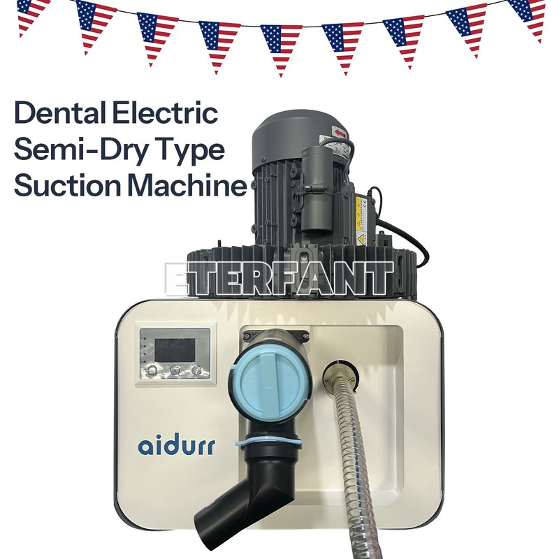 Dental Electric Suction Machine Vacuum System 2200L/min Semi-Dry Type for Chairs gallery