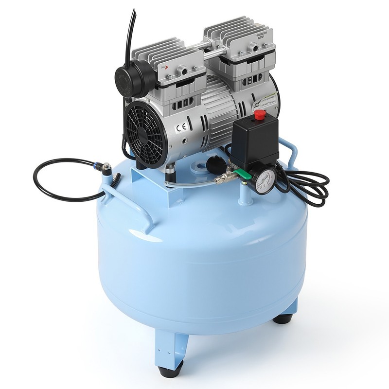 Dental Oil-Free Air Compressor 800W 40L Tank 58dB Ultra-Quiet Operation gallery
