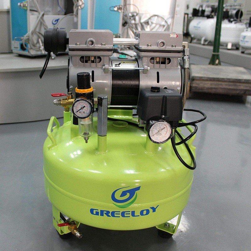 600W Portable Oil Free Dental Air Compressor with 24L Tank for One Chair GA-61 gallery