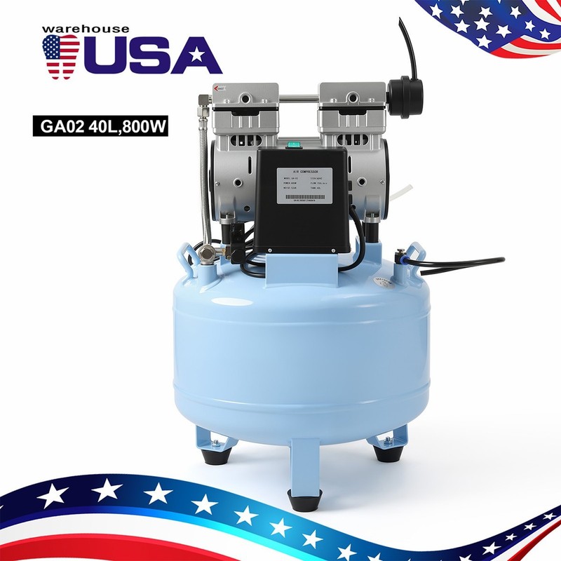 US Dental Silent Oil-Free Dental Air Compressor Medical Pump/Dental Turbine Unit gallery