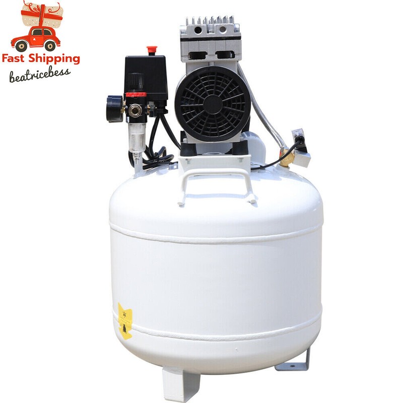 40L Dental Medical Air Compressor Silent Air Compressor Oilless 115PSI 0.75KW gallery