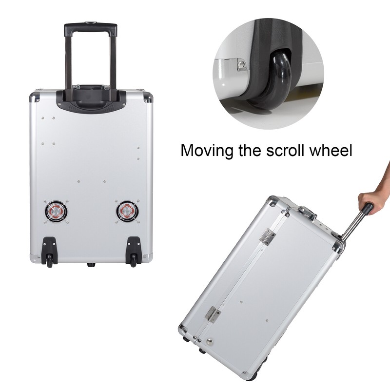 550W Portable Dental Suction Unit Mobile Treatment Machine with Air Compressor gallery