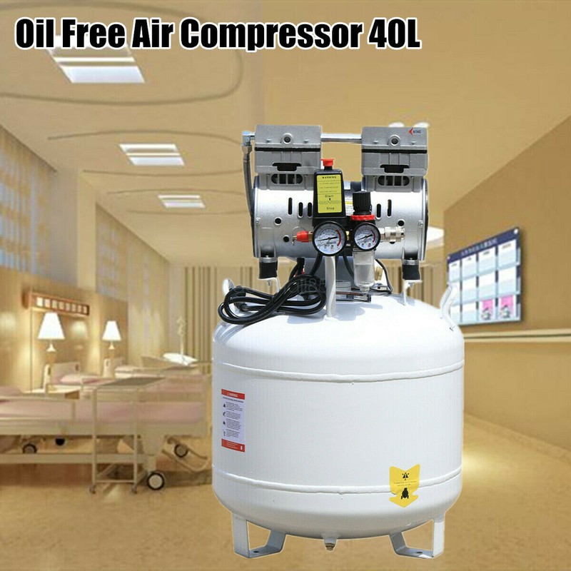 40L 750W 165L/min 110V/60HZ Dental Medical Air Compressor Silent Air Compressor gallery