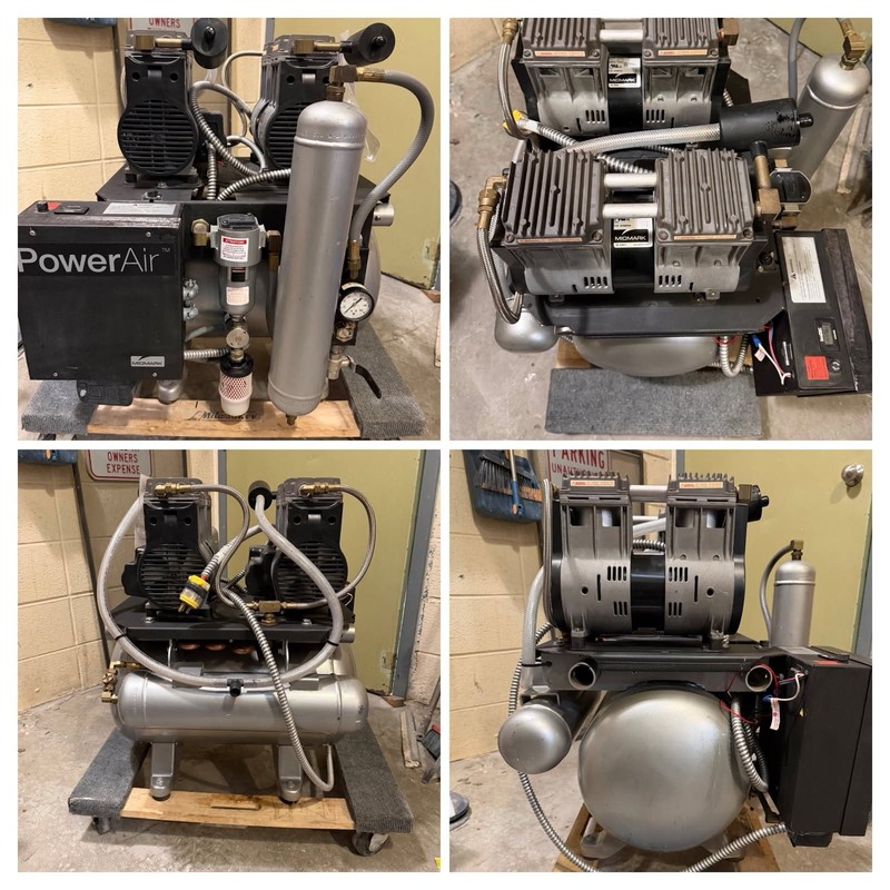 Midmark Oil-Free Dental Air Compressor 2770CE50-660 A MPN 64999000 Dentistry