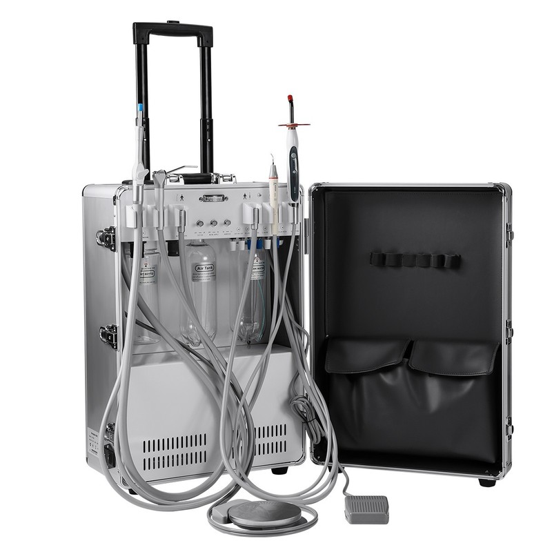 Portable Dental Delivery Unit Air Compressor Strong suction for dear friend gallery