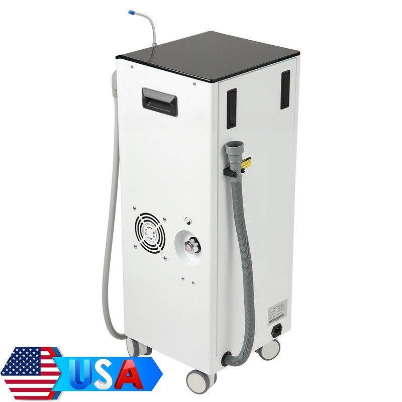 Portable Dental Sution Unit 350L/min Strong Mobile Vauum Pump w/ asters gallery