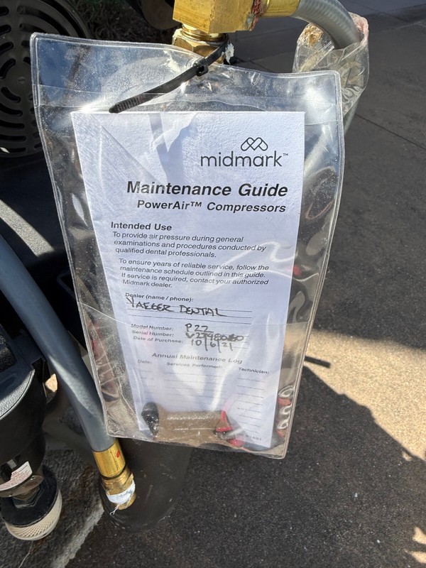 Midmark PowerAir P22 Oil-less Dental Air Compressor - PRE-OWNED gallery