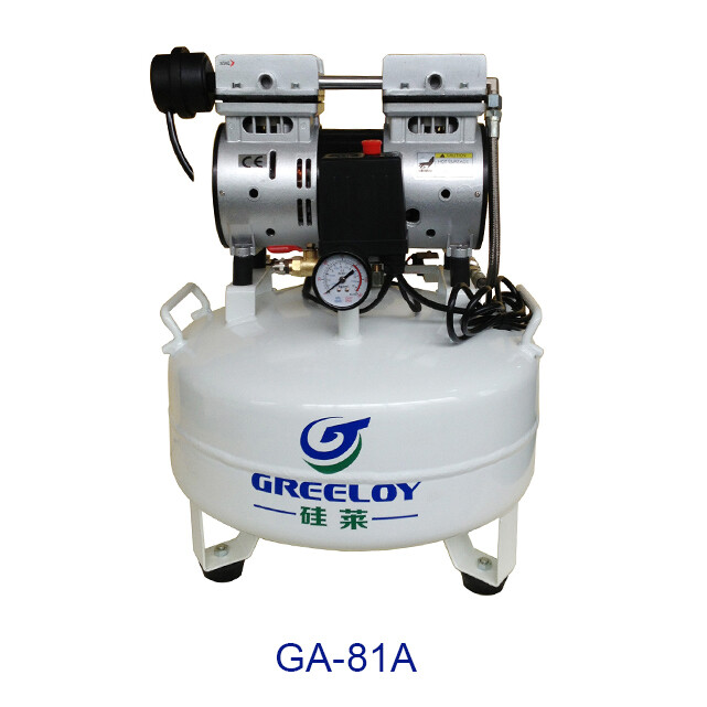 40L Dental Lab Silent Oil Free Oilless Air Compressor 800W 155L/min GA-81/GA-81A gallery