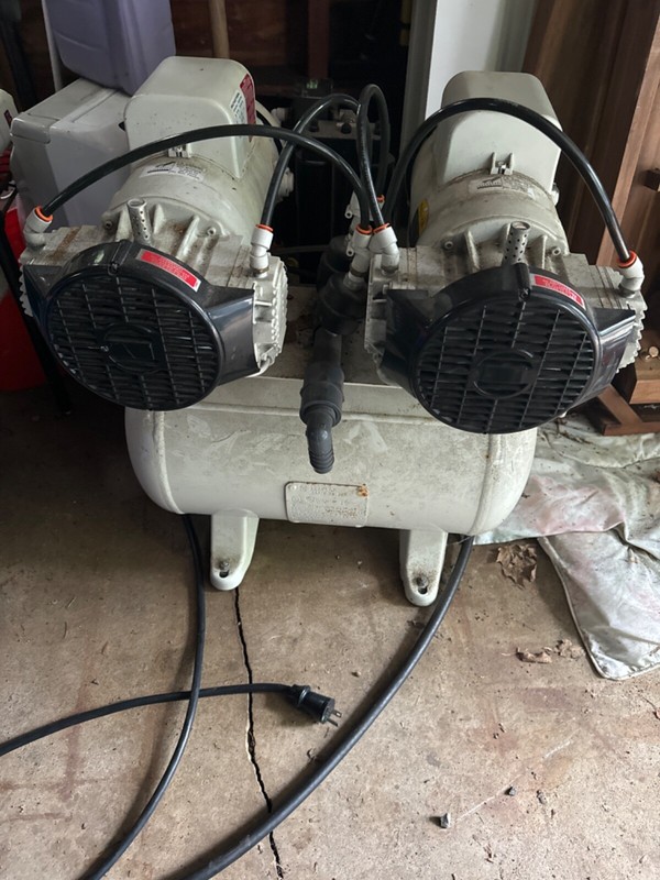 CustomAir by Ramvac Dental C1 Control Air Compressor System -1 Working Cylindar gallery