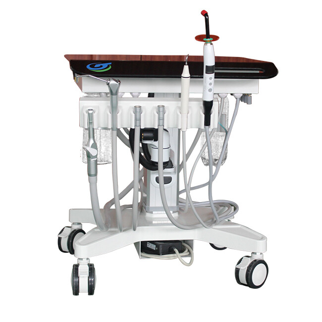 Mobile Dental Delivery Cart Unit GU-P302S with Silent Oil Free Air Compressor 4H gallery