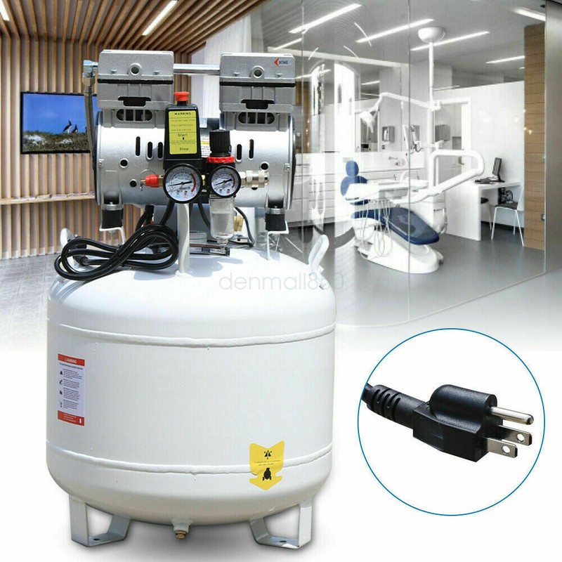 40L 750W 165L/min 110V/60HZ Dental Medical Air Compressor Silent Air Compressor gallery
