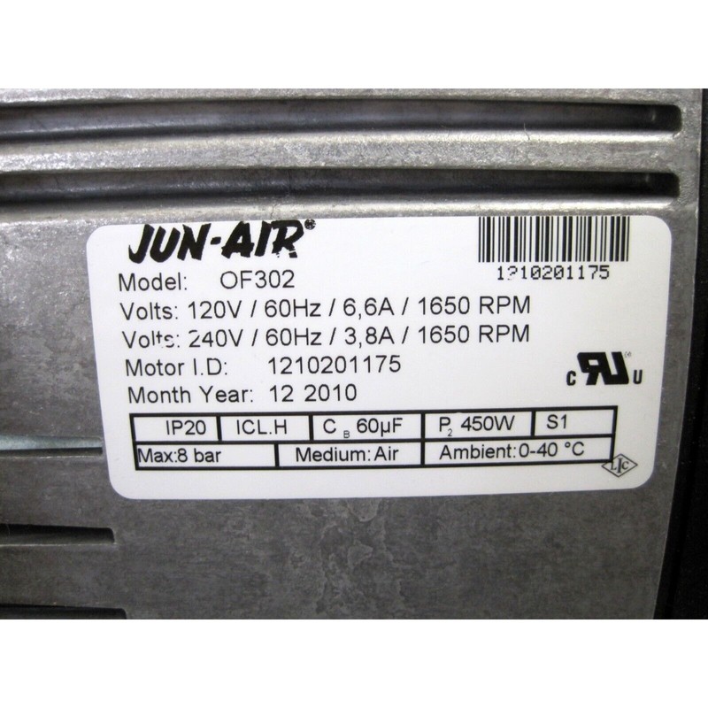 Jun-Air Oilless Rocking Piston Air Compressor OF302-25B (3371498) gallery
