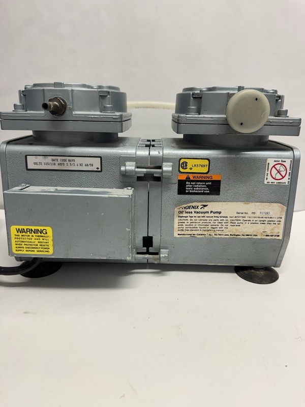 Ceramco Phoenix Vacuum Pump 07017940 Oil-Less Dental Lab 110V