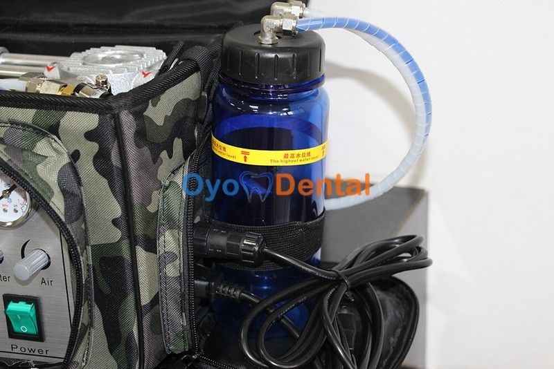Portable MobileDental Unit Backpack Bag Suitcase +Air Compressor + Suction BD401 gallery
