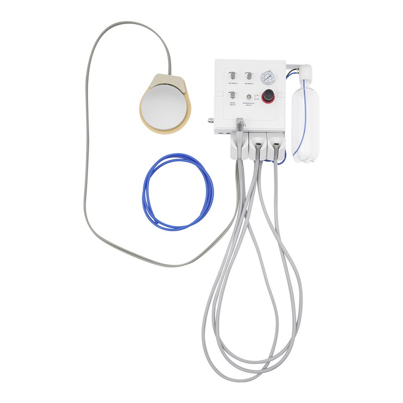 4 Holes Dental Portable Delivery Turbine Unit 3-way Syringe Wall Mounted Turbine gallery