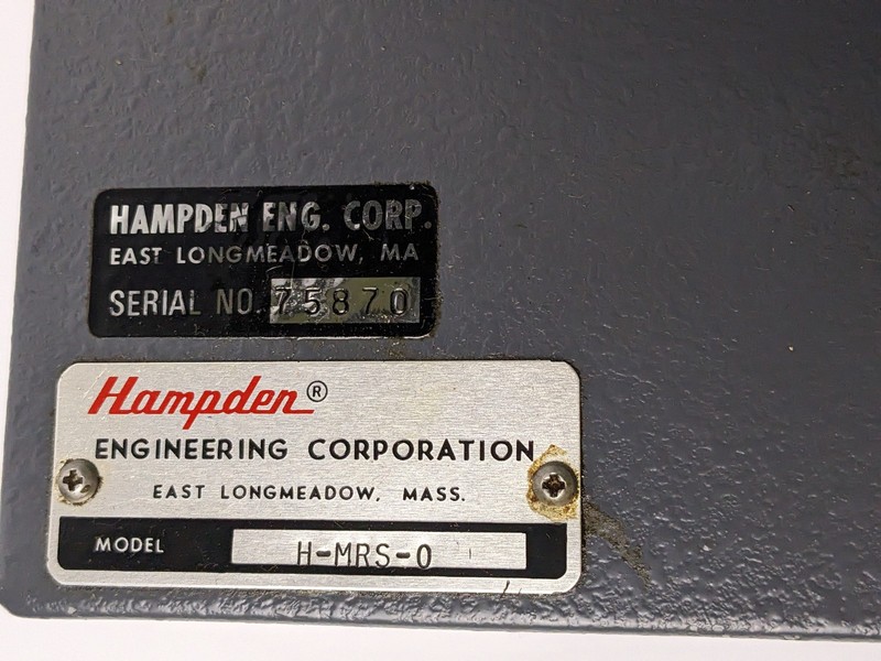 Hampden Engineering H-MRS-0 Laboratory Vacuum Pump System w/ Gauge & Valve gallery