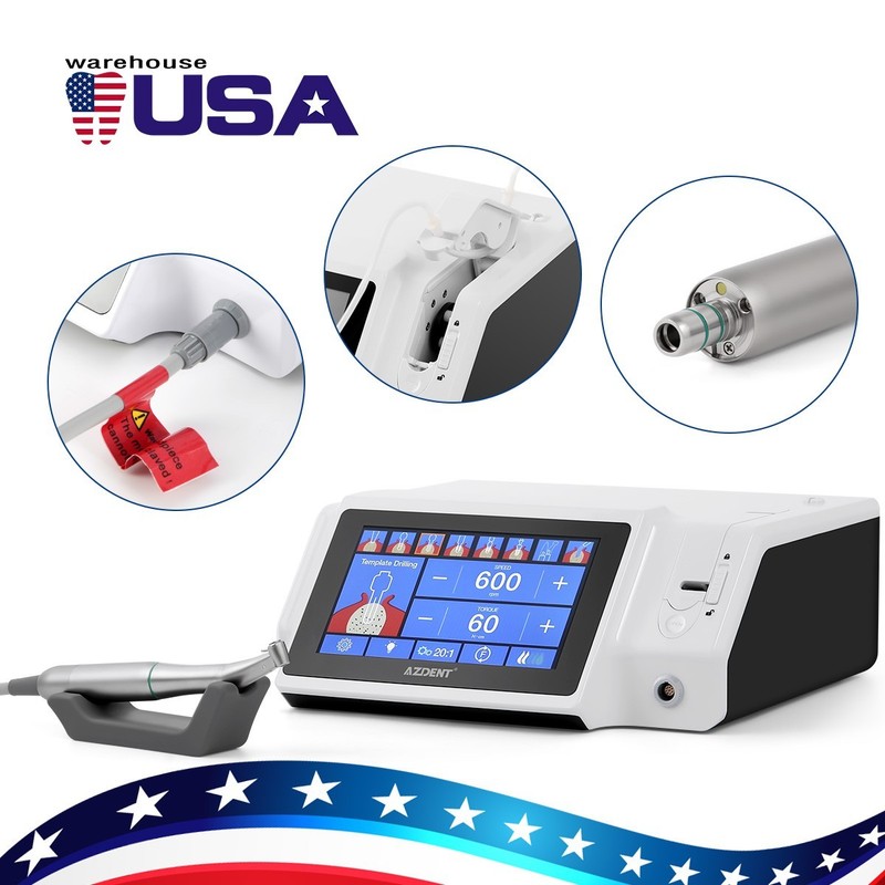 AZDENT Dental Implant Motor Surgical System LED Touch /Medical Suction System gallery