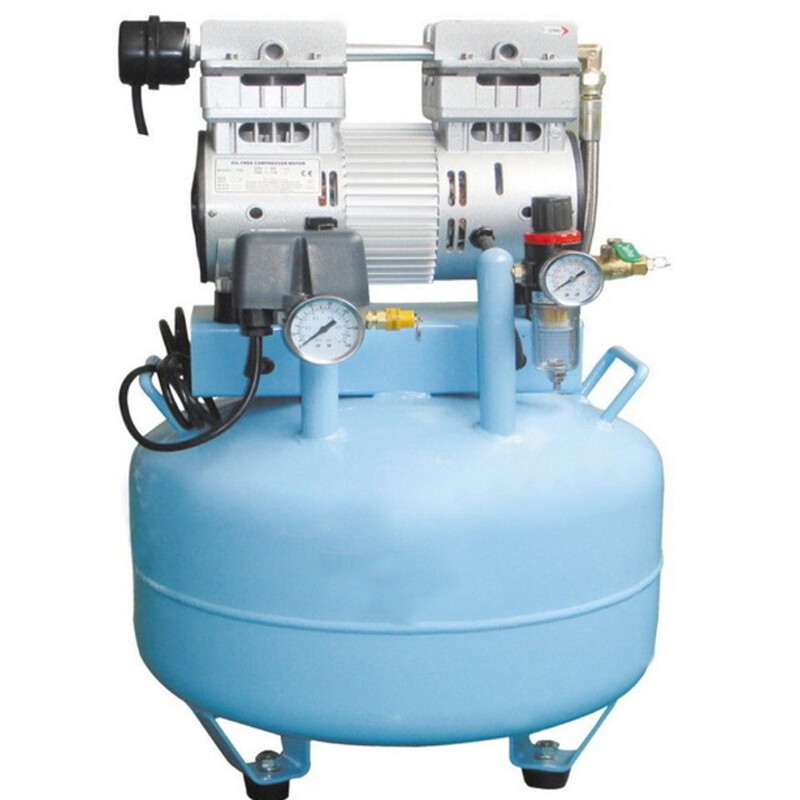 40L One-to-Two Silent Portable Dental Oilless Air Compressor BD-201
